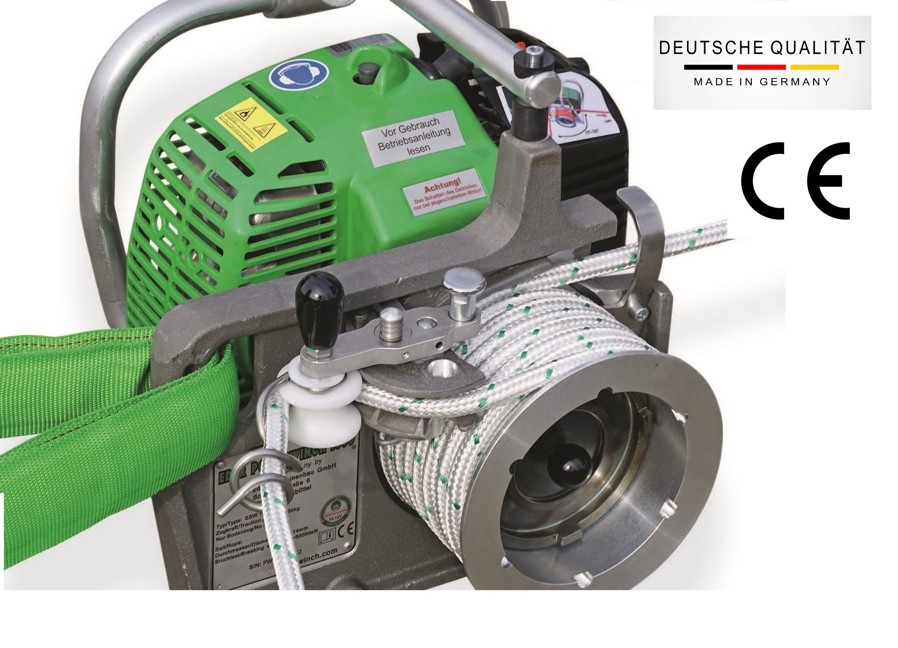 Cabestrante portatil motor gasolina