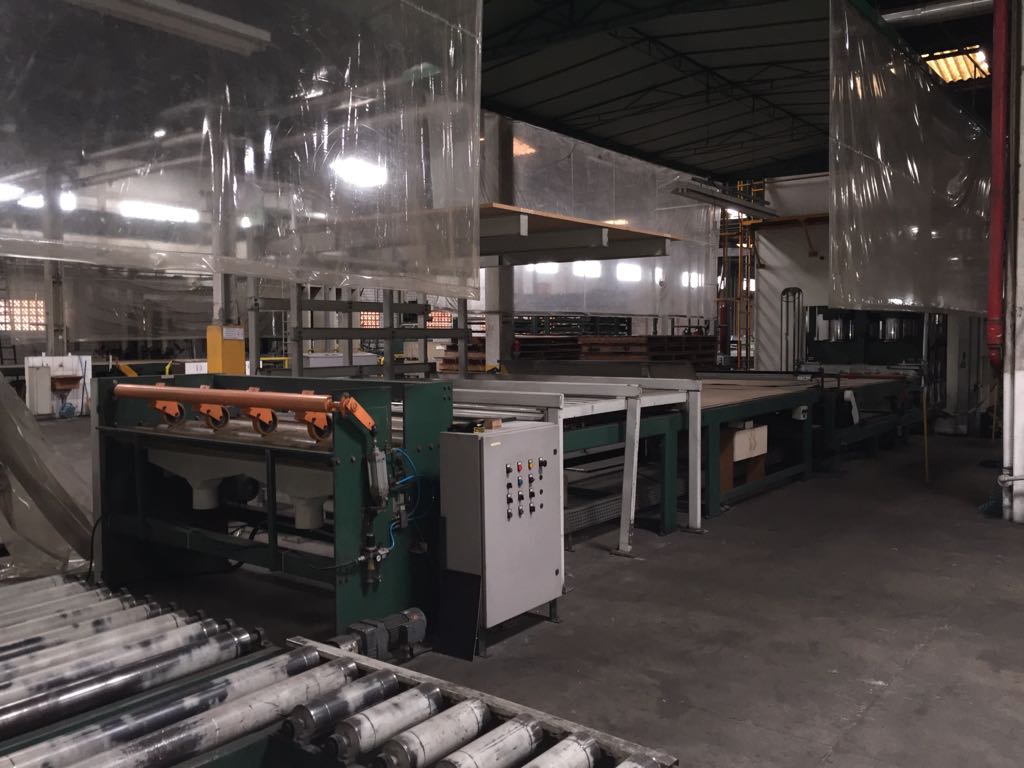 Linea prensado Tablero Melamina OMECO Linea prensado Tablero Melamina OMECO