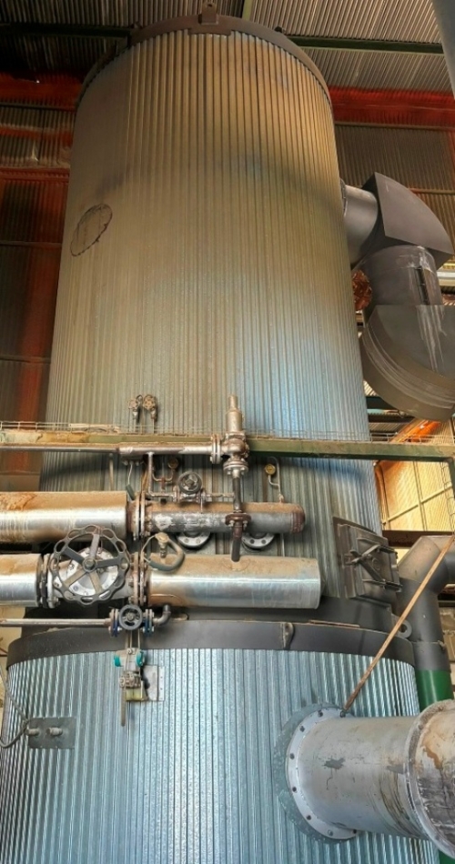 SUGIMAT 3M boiler for thermal oil, biomass combustible