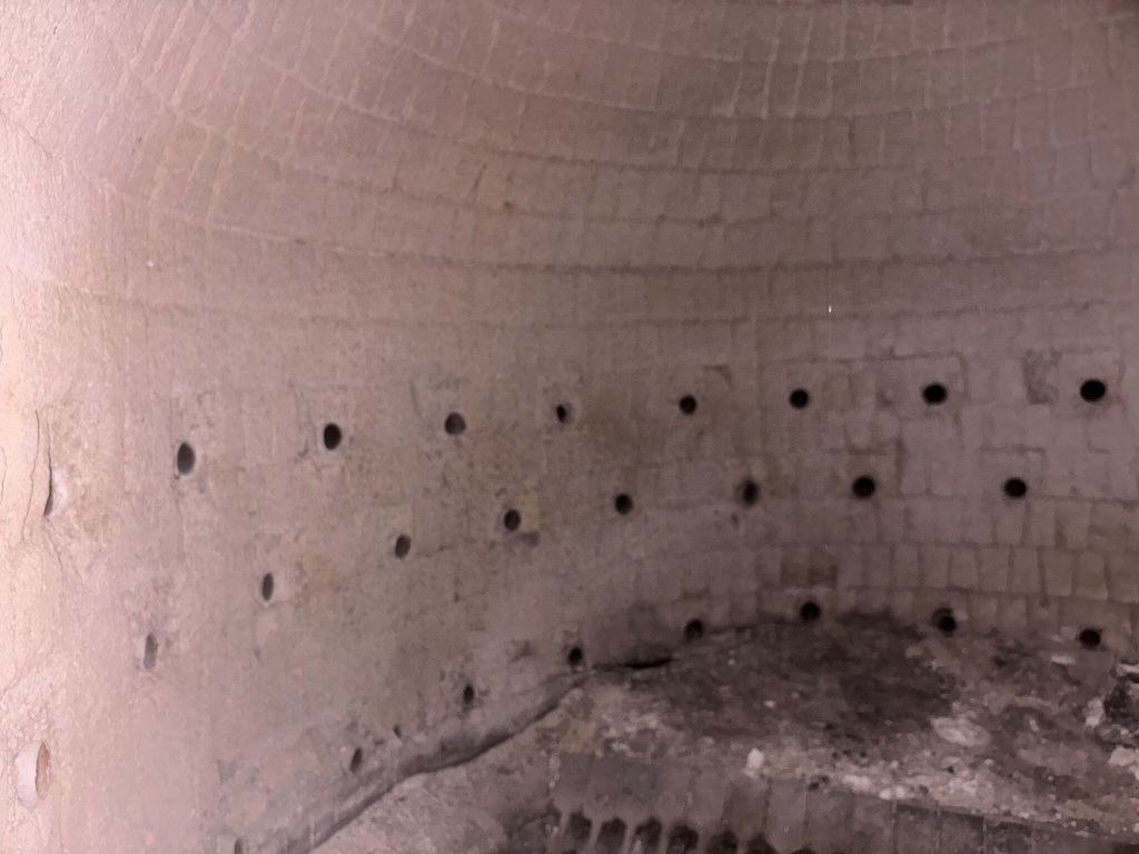 Fire kiln interior Fire kiln interior